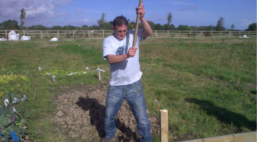 Work on the Allotment
